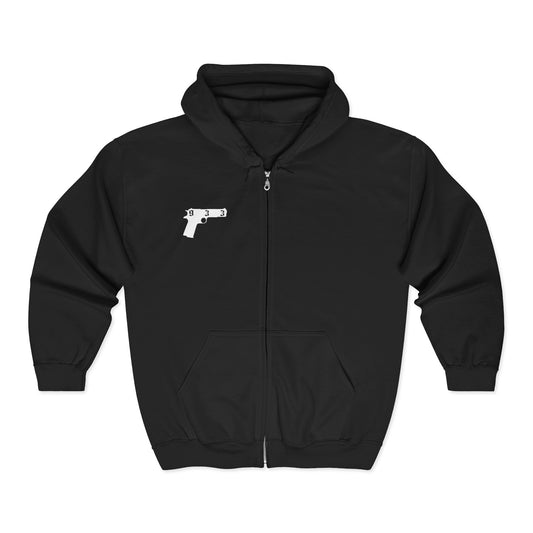 NO MONEY NO HASH ZIP UP HOODIE